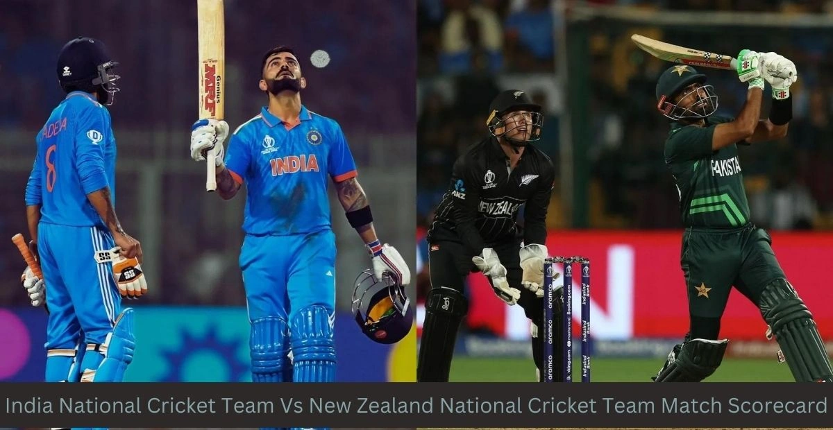 india national cricket team vs new zealand national cricket team match scorecard