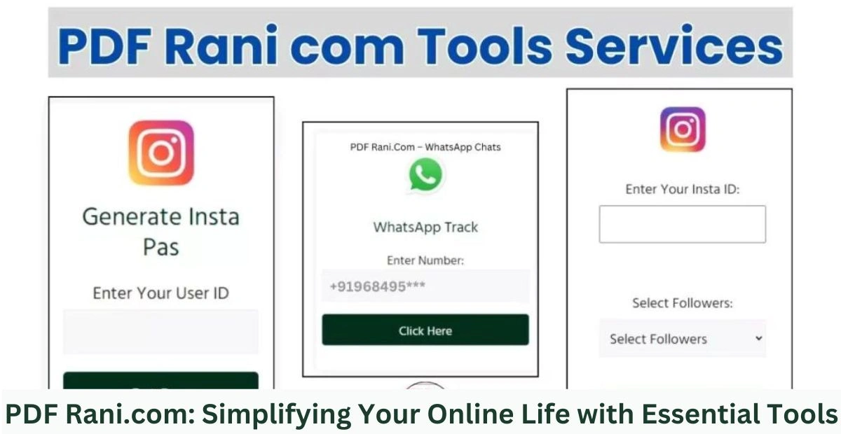 PDF Rani.com: Simplifying Your Online Life with Essential Tools